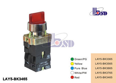 Metal 3 Position Maintained Selector Switch Using As Warning Signals