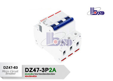 Commercial 2 Amp Circuit Breaker 3 Pole Mcb Circuit Breaker  Protection For Sub - Main Circuits